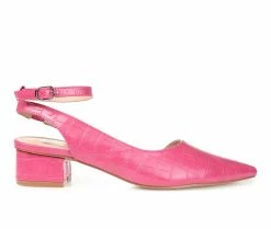 Discount ⌛ Women's Journee Collection Keefa Pumps Magenta 👍