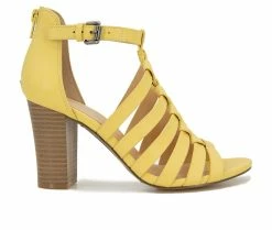 Best deal 🛒 Women's XOXO Baxter 👗 Dress 🩴 Sandals Yellow 😀