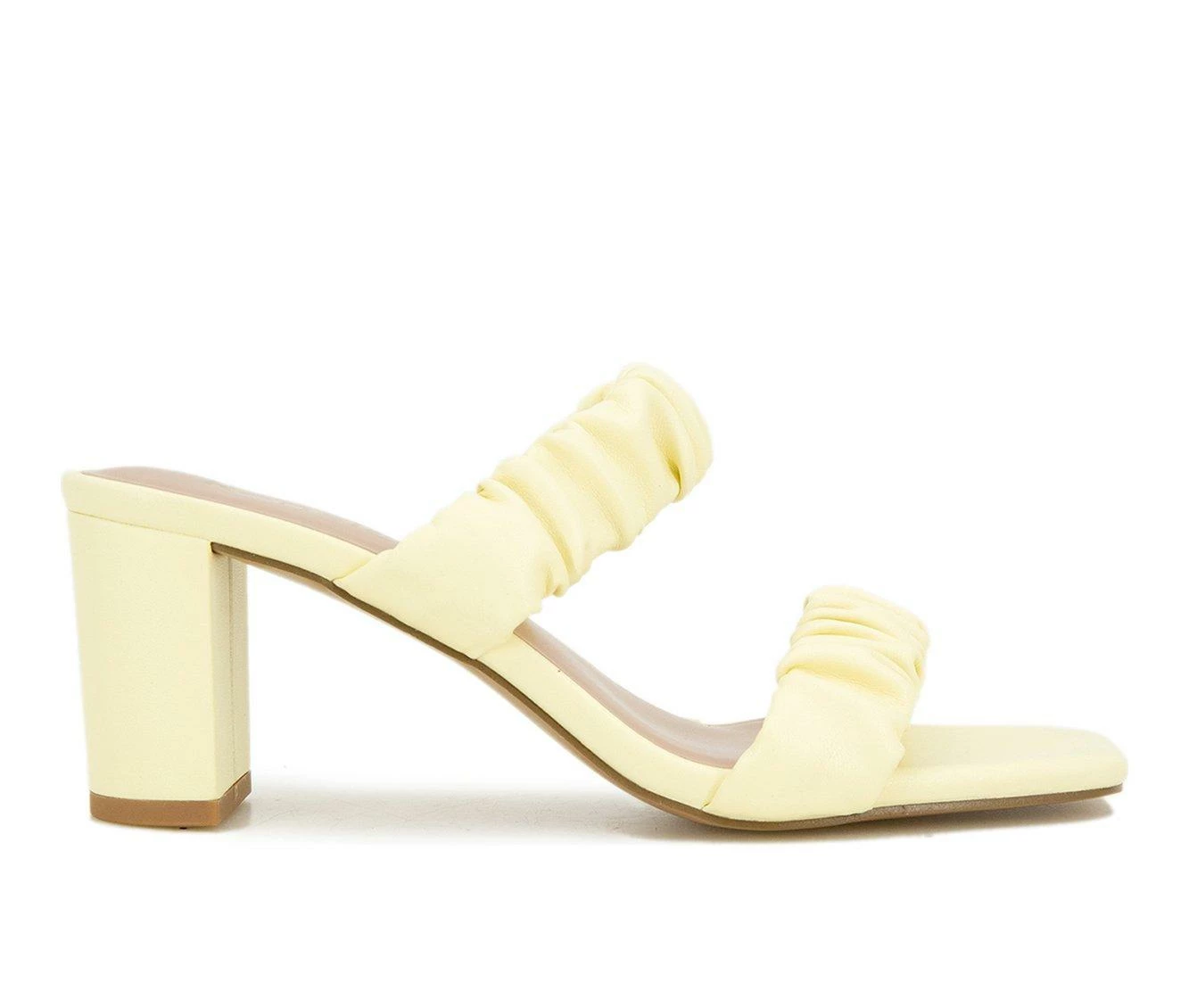 Outlet π― Women's KENSIE Kamilah Heeled π Dress π©΄ Sandals Pastel Yellow π