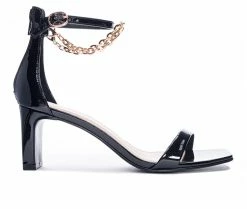 Best Sale 🔥 Women's Chinese Laundry Yara 👗 Dress 🩴 Sandals Black 😉