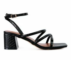 Promo 🌟 Women's London Rag Right Pose 👗 Dress 🩴 Sandals Black 🎉