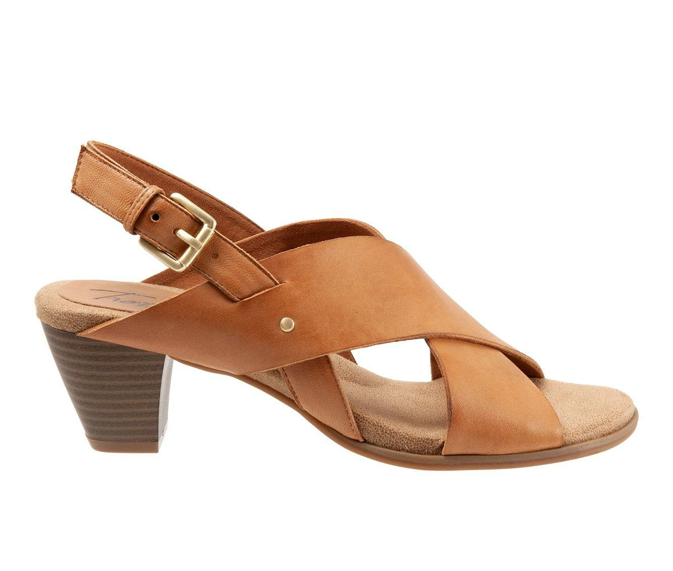 Outlet ๐งจ Women's Trotters Michelle ๐ Dress ๐ฉด Sandals Lt Luggage ๐ฅ - Image 2