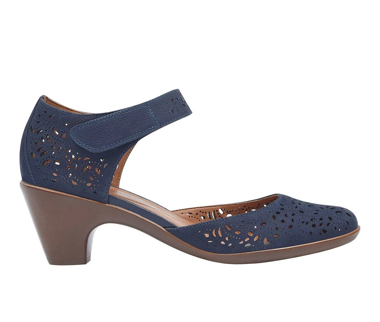 Brand new π Women's Easy Spirit Cindie Pumps Navy Leather βοΈ - Image 2