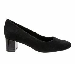Best Sale 👍 Women's Trotters Kari Pumps Black Suede 💯