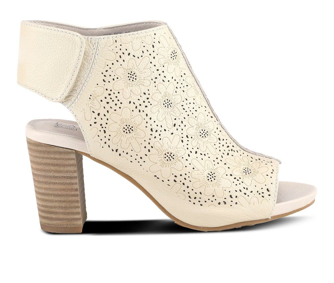 New ๐ Women's L'Artiste Fab Peep Toe Booties Beige ๐ - Image 2