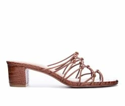 Buy 😍 Women's Chinese Laundry Lizza Heeled 🩴 Sandals Bark ✨