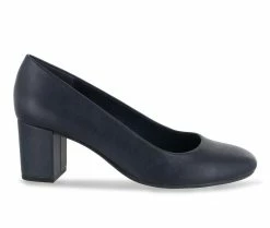 New ✔️ Women's Easy Street Proper Pumps Navy ❤️