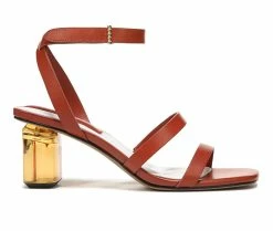 Brand new 🎉 Women's Franco Sarto Lisa 👗 Dress 🩴 Sandals Rust Brown ⭐