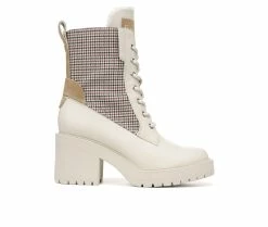 New 😉 Women's Franco Sarto Dizzy Water Repellent Heeled Booties Chiffon Multi 🌟