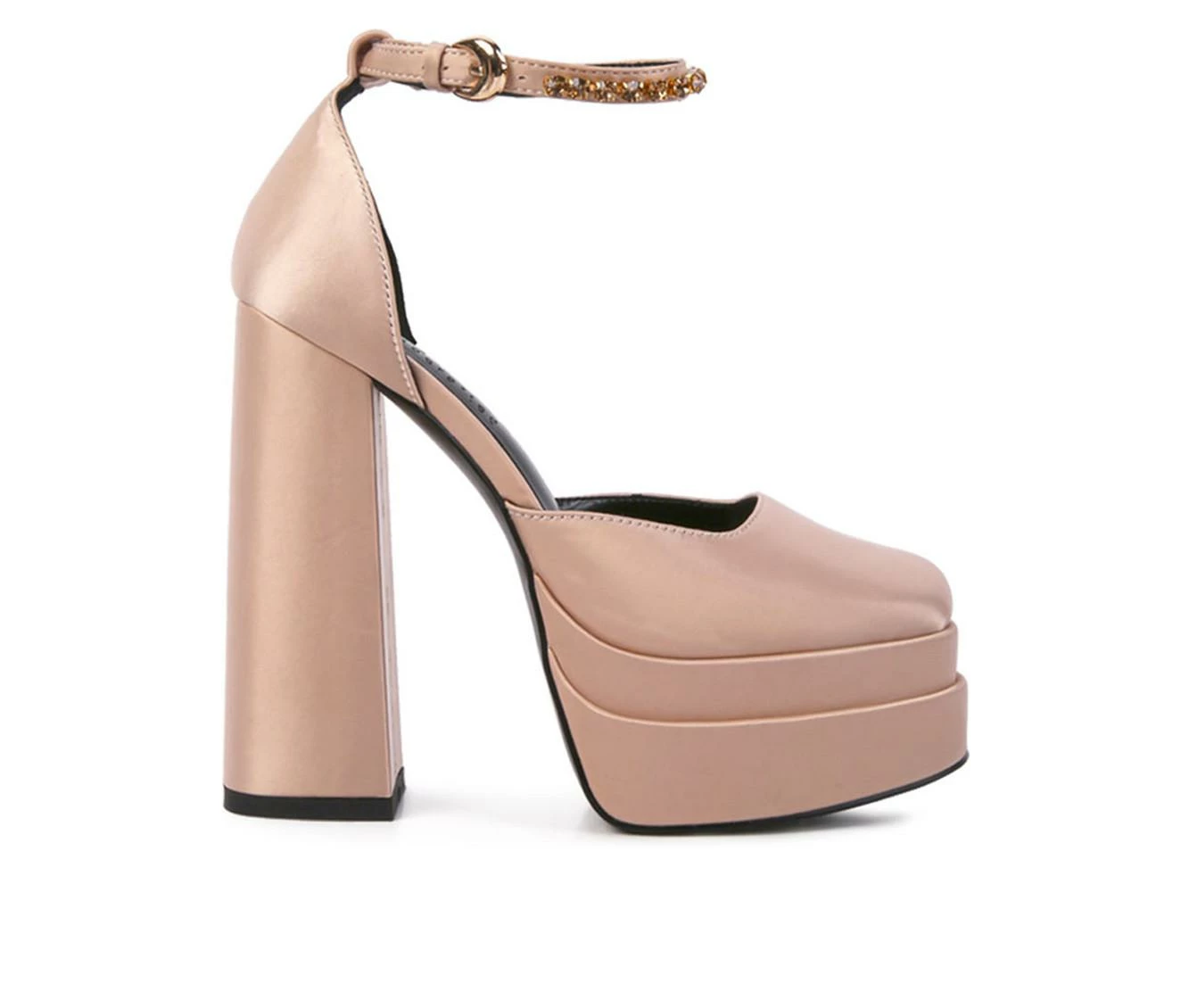 Discount π Women's Rag & Co Martin Block Heel Platform Pumps Latte π 4 Discount π Women's Rag & Co Martin Block Heel Platform Pumps Latte π - Image 2