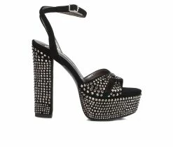 Buy 🤩 Women's London Rag Bellini Platform 👗 Dress 🩴 Sandals Black 👏