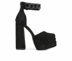 Brand new 👍 Women's London Rag Golden Hour Platform Pumps Black ⭐