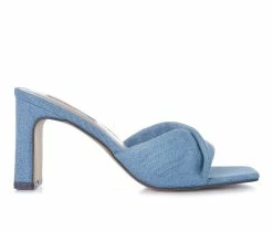 Hot Sale ⌛ Women's London Rag Soft Flirt 👗 Dress 🩴 Sandals Mid Blue 💯