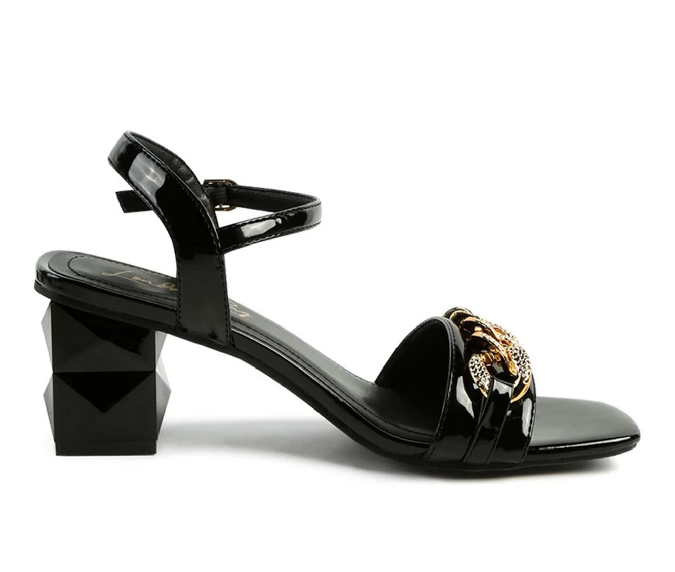 Budget π Women's London Rag Illusion π Dress π©΄ Sandals Black β¨ - Image 2