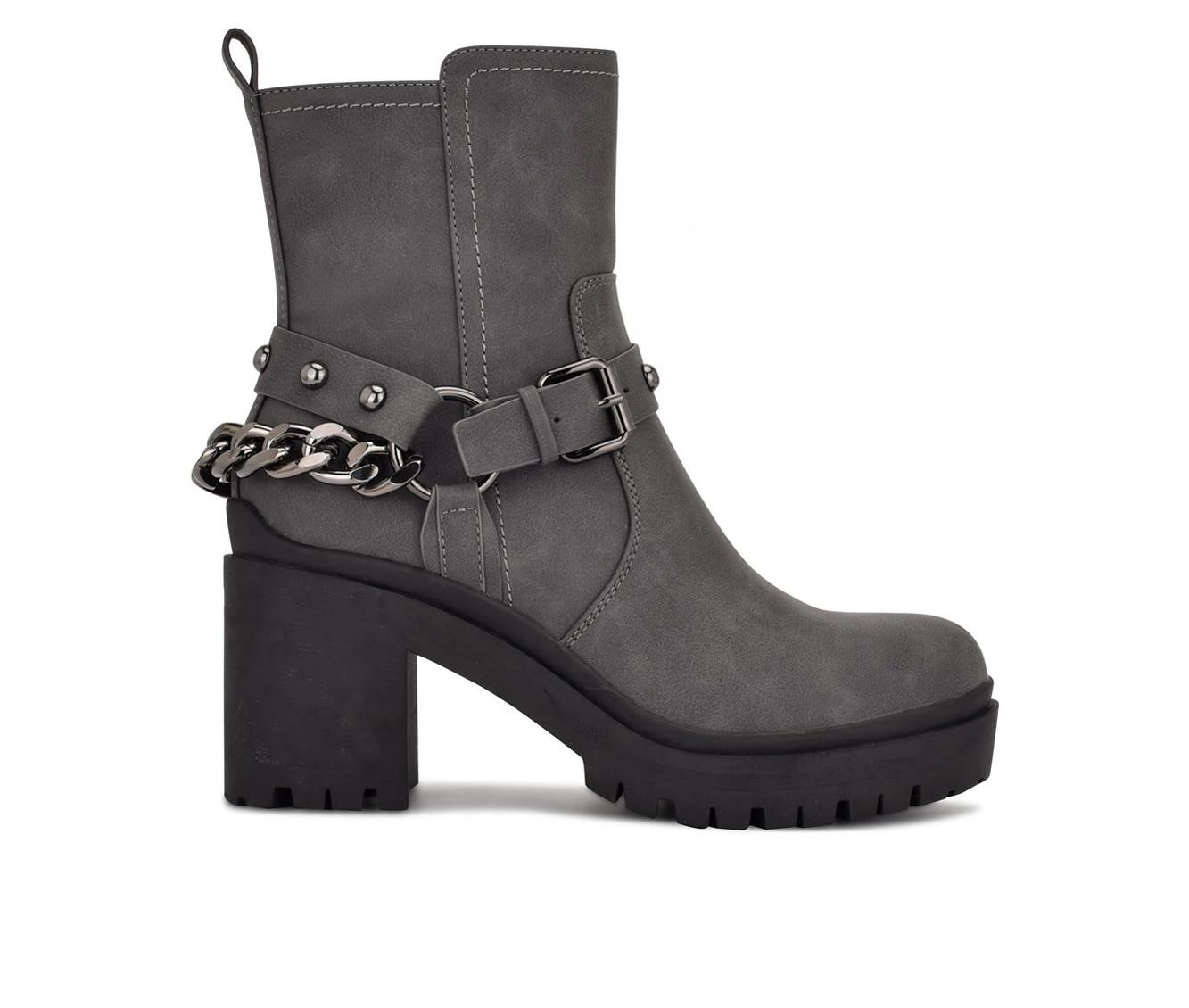 Budget π€© Women's Nine West Quinda Heeled Booties Grey π