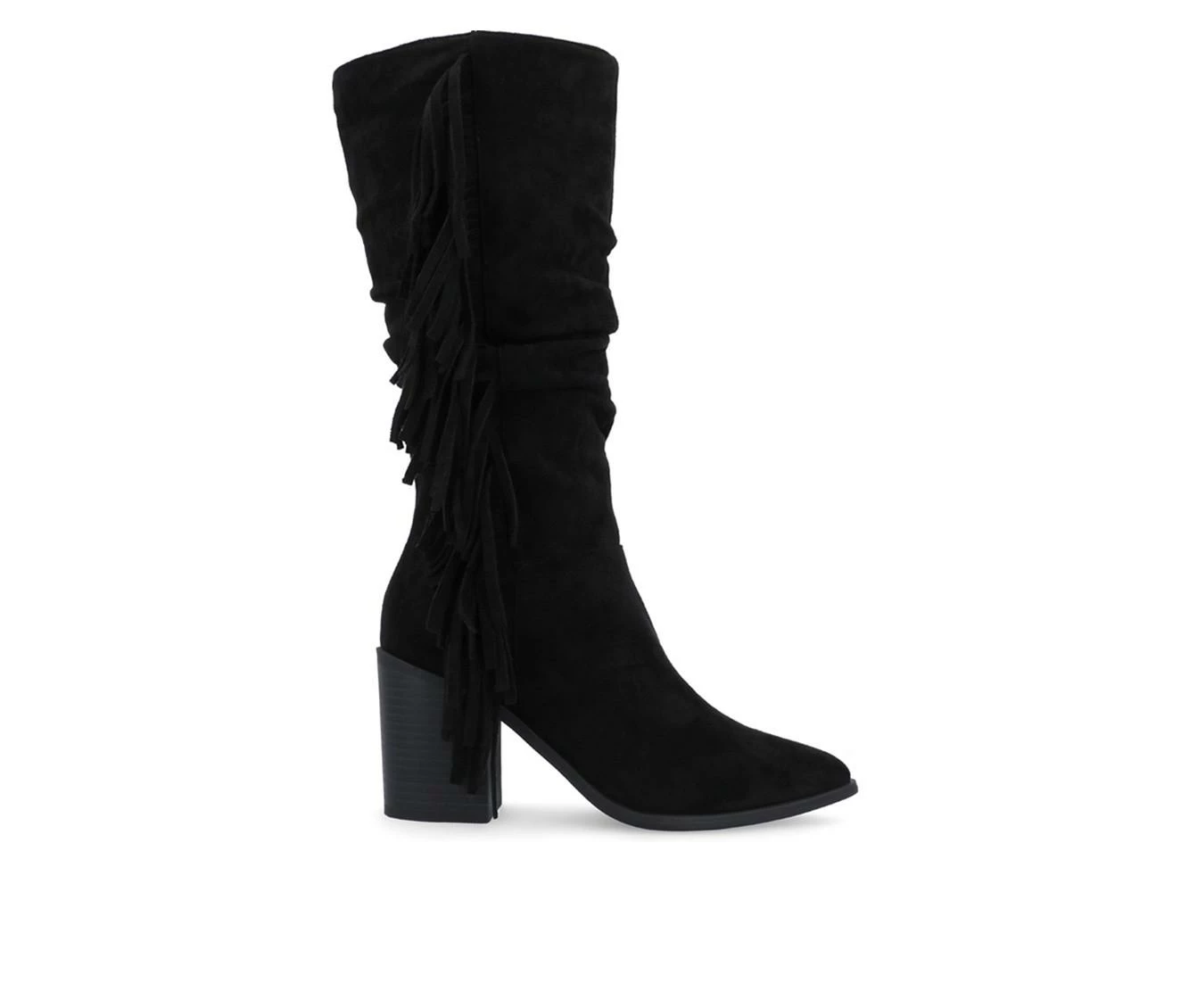 Coupon π₯ Women's Journee Collection Hartly-WC Mid Calf Western Inspired Boot Black π§¨