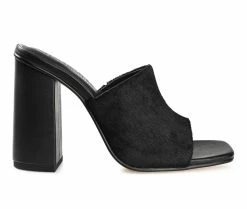 Top 10 👏 Women's Journee Signature Deena 👗 Dress 🩴 Sandals Black 💯