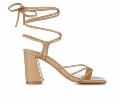 Outlet ❤️ Women's London Rag Piri 👗 Dress 🩴 Sandals Nude 🔥