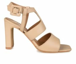 Buy 😀 Women's Journee Signature Beckie 👗 Dress 🩴 Sandals Beige ✔️