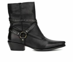 Cheap 💯 Women's Vintage Foundry Co Alissa Western Inspired Booties Black ❤️