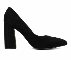 Cheapest 🧨 Women's Fashion To Figure Penelope Pumps Black Wide 🛒