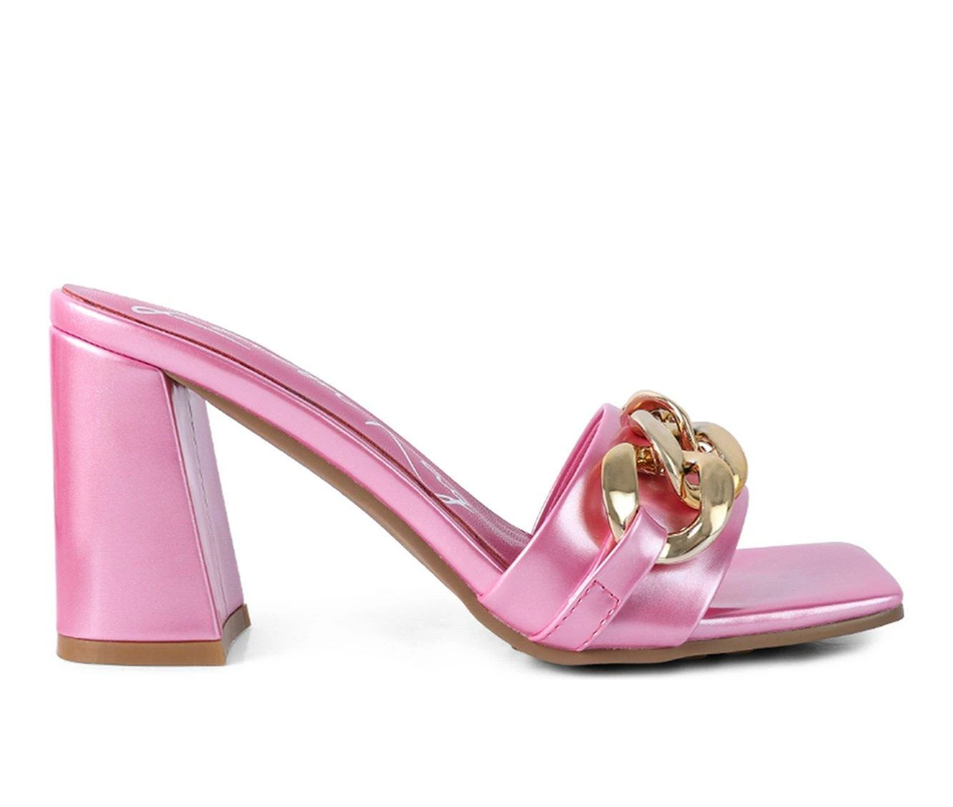 Top 10 π Women's London Rag Playdoll Block Heel π Dress π©΄ Sandals Pink β