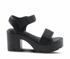 Best Pirce 😉 Women's Patrizia Blakele Block Heeled 🩴 Sandals Black 😉