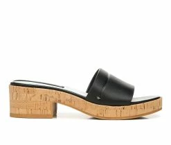 Deals ❤️ Women's Franco Sarto Pony Heeled 👗 Dress 🩴 Sandals Black 🔥