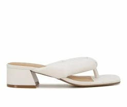 Discount ⌛ Women's Esprit Flora Heeled 👗 Dress 🩴 Sandals White 🥰