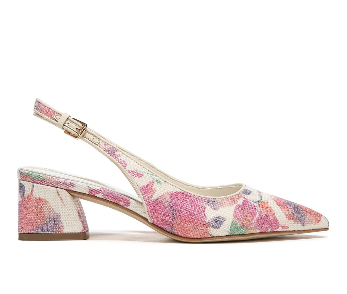 Brand new β€οΈ Women's Franco Sarto Racer 2 Pumps White Floral π₯° - Image 2