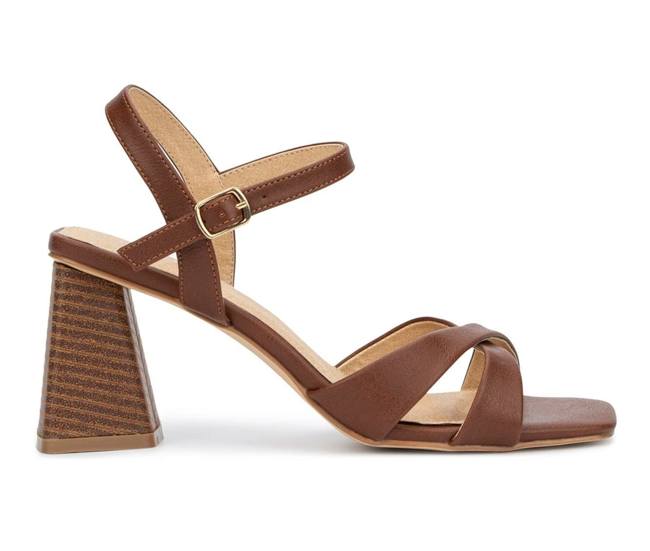 Promo β¨ Women's New York And Company Kathie π Dress π©΄ Sandals Cognac β€οΈ - Image 2