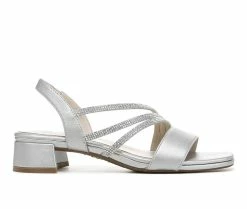 Flash Sale 👍 Women's LifeStride Joy 👗 Dress 🩴 Sandals Silver 🔔