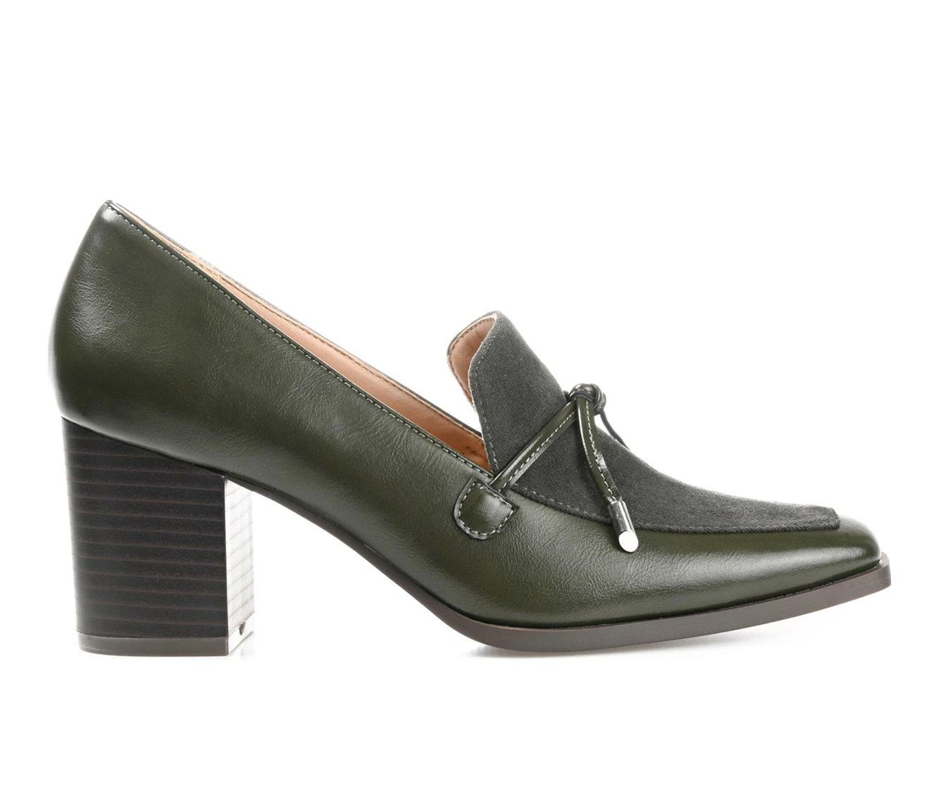Coupon β Women's Journee Collection Crawford Heeled Loafers Olive π― - Image 2