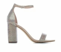 Buy ✨ Women's Madden Girl Beella Rhinestone 👗 Dress 🩴 Sandals Blush Multi 🧨