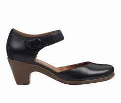 Best Pirce 😍 Women's Easy Spirit Clarice Pumps Black Leather 🥰