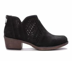 New ❤️ Women's Propet Remy Heeled Booties Black 👍