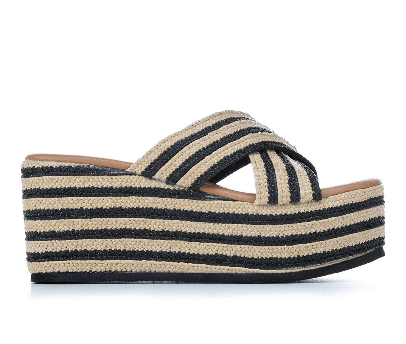 Outlet β€οΈ Women's Patrizia Rafi Platform Wedges Black Multi π