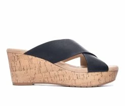 Best reviews of 😉 Women's CL By Laundry Dream Day Platform Wedge 🩴 Sandals Black 🧨