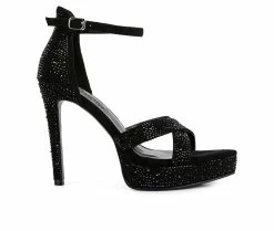 Top 10 🎉 Women's Rag & Co Regalia Platform 👗 Dress 🩴 Sandals Black 😀