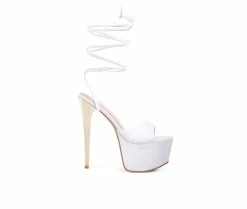 Best reviews of ✨ Women's London Rag Passion Fruit Platform 👗 Dress 🩴 Sandals White 🔥