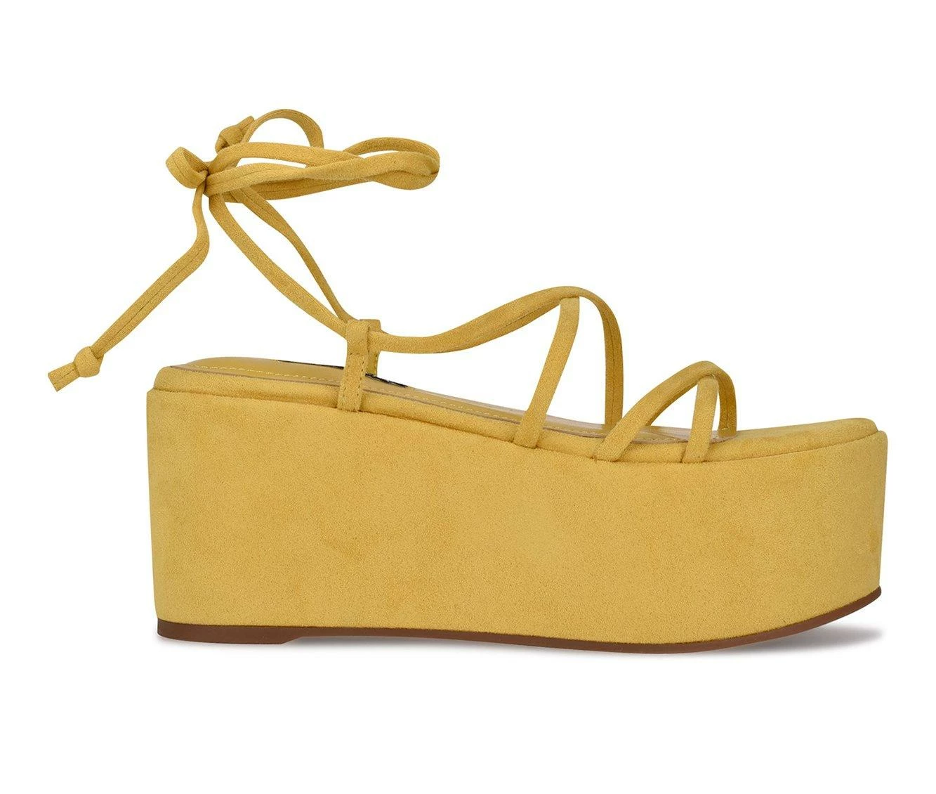 Best Sale βοΈ Women's Nine West Benet Platform Wedge π©΄ Sandals Yellow β - Image 2