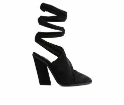 Cheapest 🔥 Women's London Rag Mama Fav Block Heel Mules Black ⭐