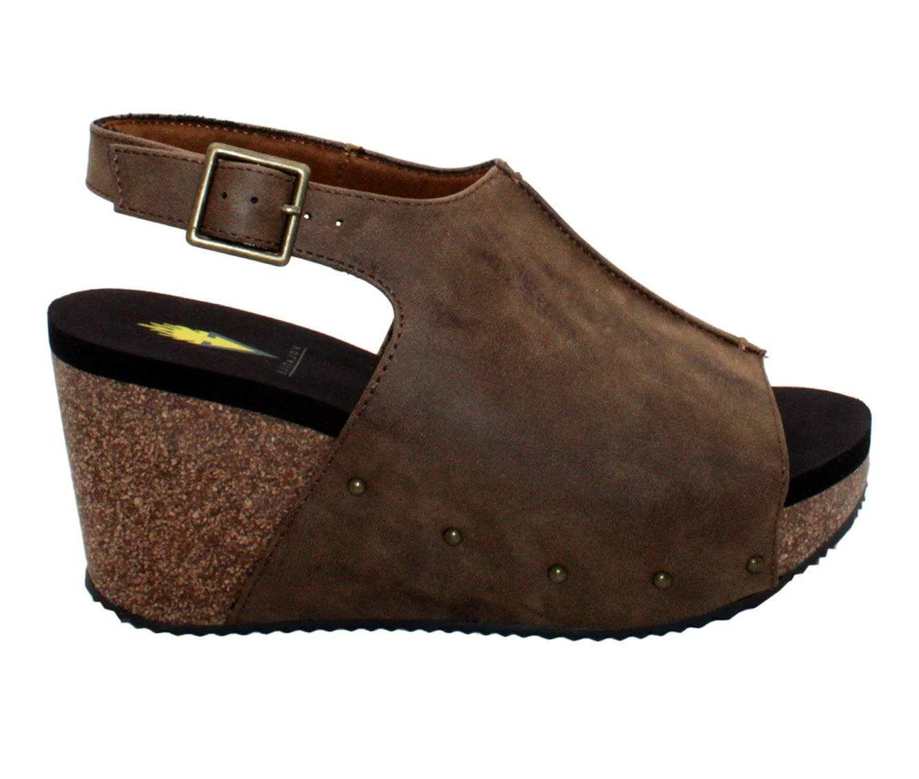 Outlet π Women's Volatile Division Platform Wedge π©΄ Sandals Brown π₯° - Image 2