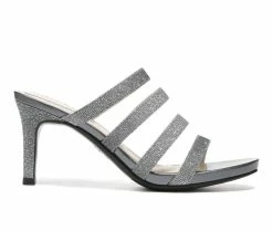 Best reviews of ⌛ Women's LifeStride Marquee 👗 Dress 🩴 Sandals Pewter Fabric ✔️