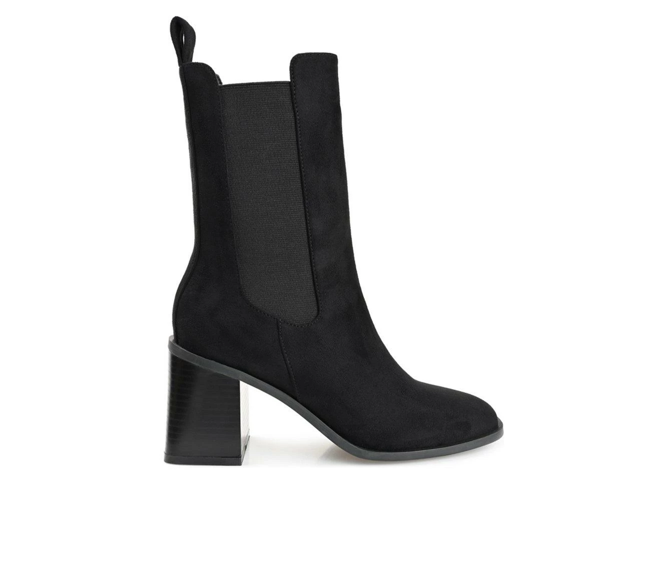 Best Pirce π Women's Journee Collection Kaydia Mid Calf Chelsea π₯Ύ Boots Black β