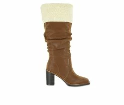 Brand new β¨ Women's Mia Amore Katerina-W Knee High Heeled π₯Ύ Boots Cognac π―