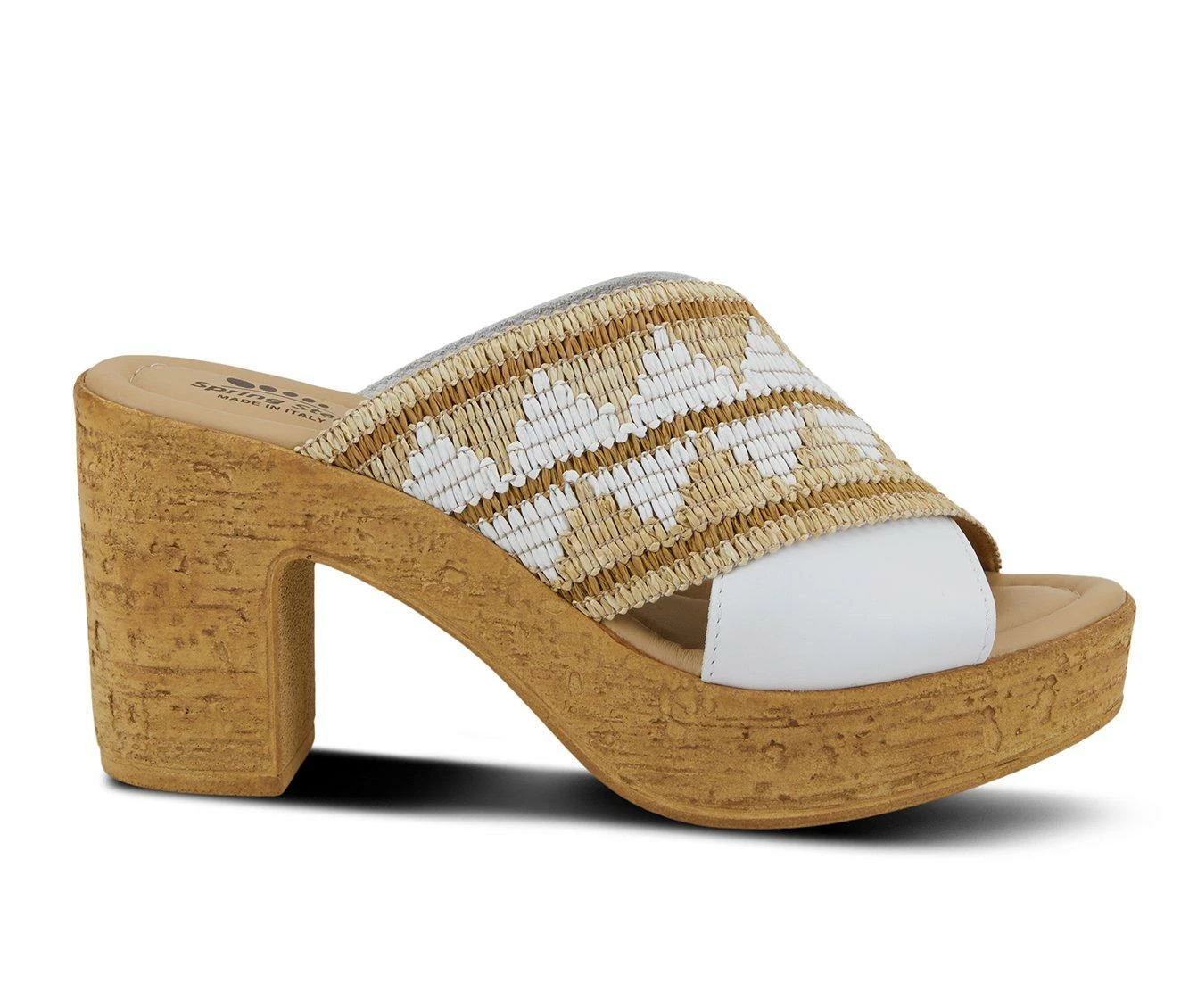 Best Pirce π Women's SPRING STEP Tribeca π Dress π©΄ Sandals White Multi β - Image 2