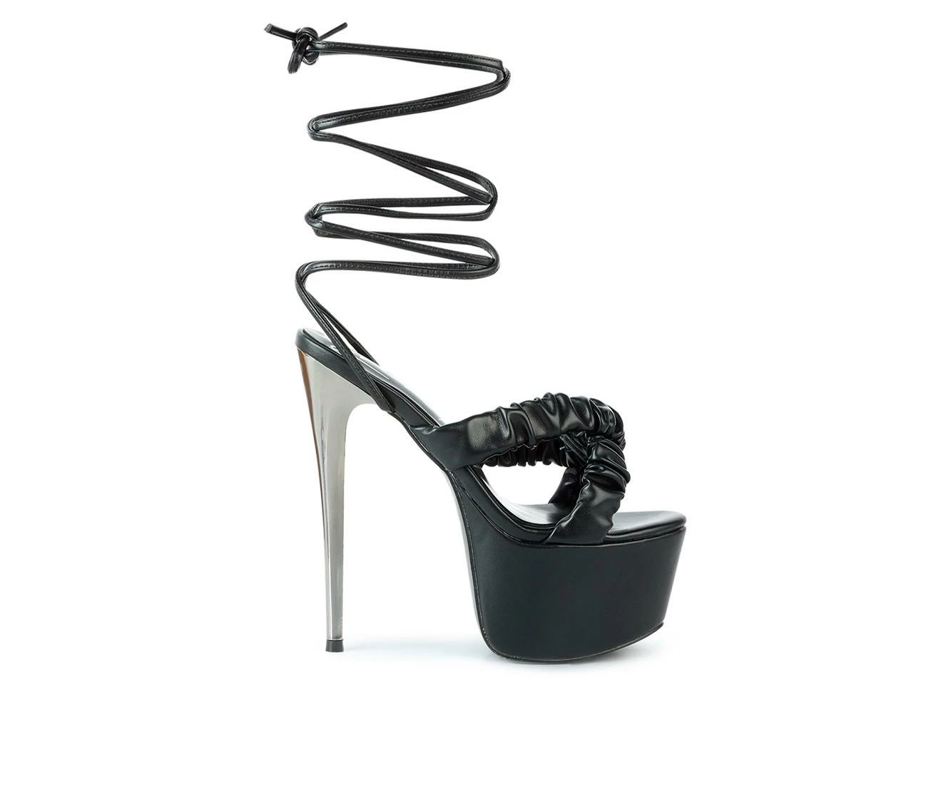 Deals π Women's London Rag Pop Era Platform Stiletto π©΄ Sandals Black π