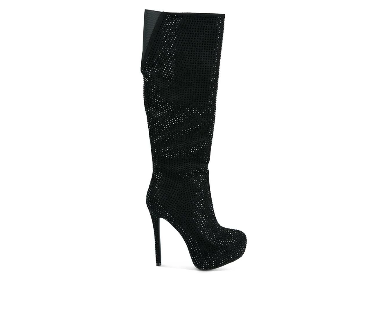Coupon βοΈ Women's London Rag Nebula Heeled Mid Calf π₯Ύ Boots Black π₯
