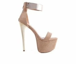 Brand new ⭐ Women's London Rag Cosmo Girl Platform Stilettos Latte 🥰